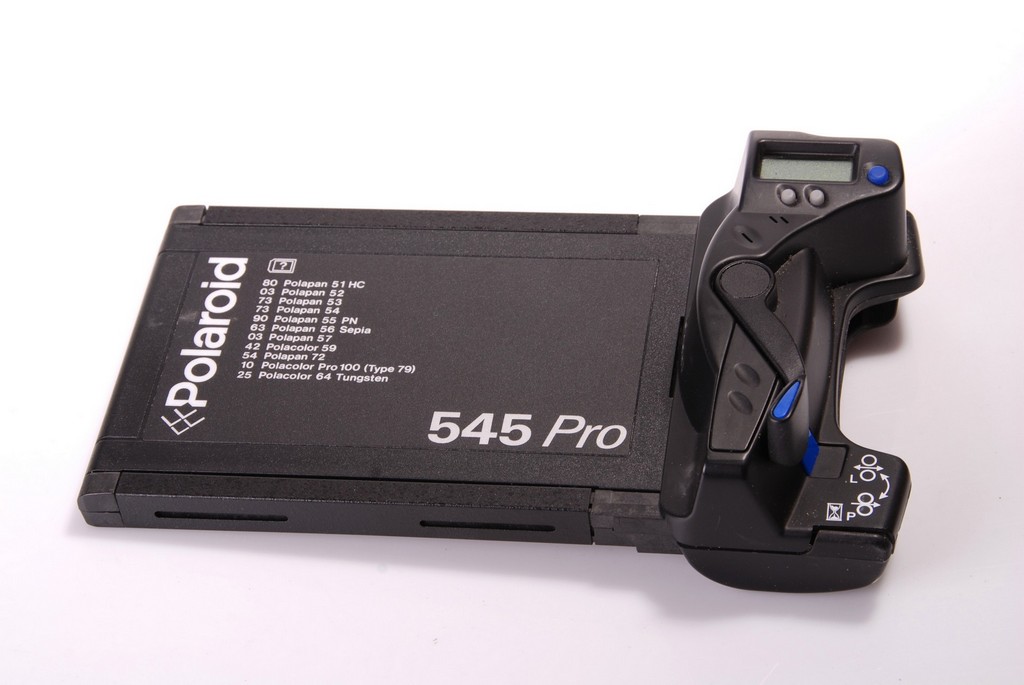 Polaroid 545 PRO back